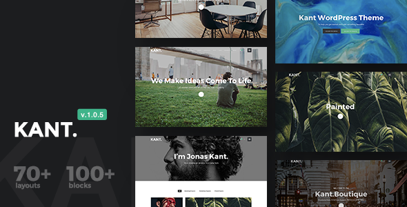 Kant v1.0.5 - A Multipurpose WordPress Theme for Startups