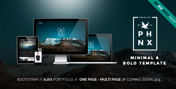 Phoenix v1.5 - WordPress Minimal Multipurpose Portfolio