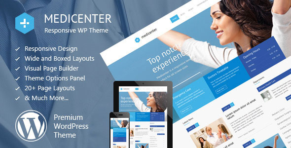 MediCenter v11.1 - Responsive Medical WordPress Theme