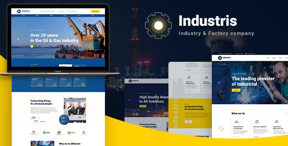 Industris v1.0.6 - Factory & Business WordPress Theme