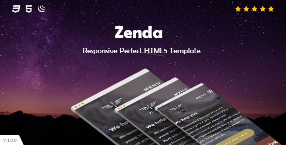 Download Zenda – Responsive Onepage HTML Template | Free Nulled Scripts