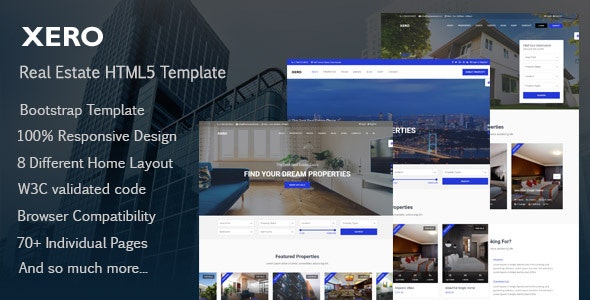 Xero - Real Estate HTML Template (17 january 2021)