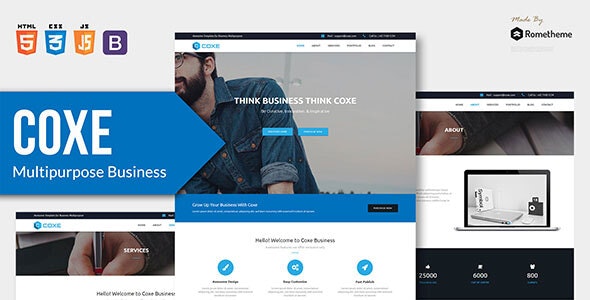 COXE v1.0 - Corporate Multipurpose HTML Template