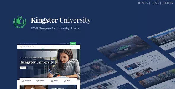 Kingster v1.0 - Education HTML Template