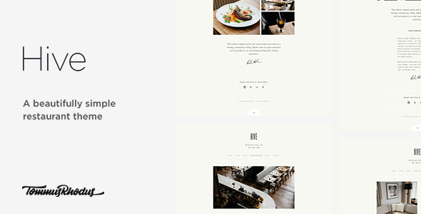 Hive v1.0.2 - Restaurant & Cafe WordPress Theme
