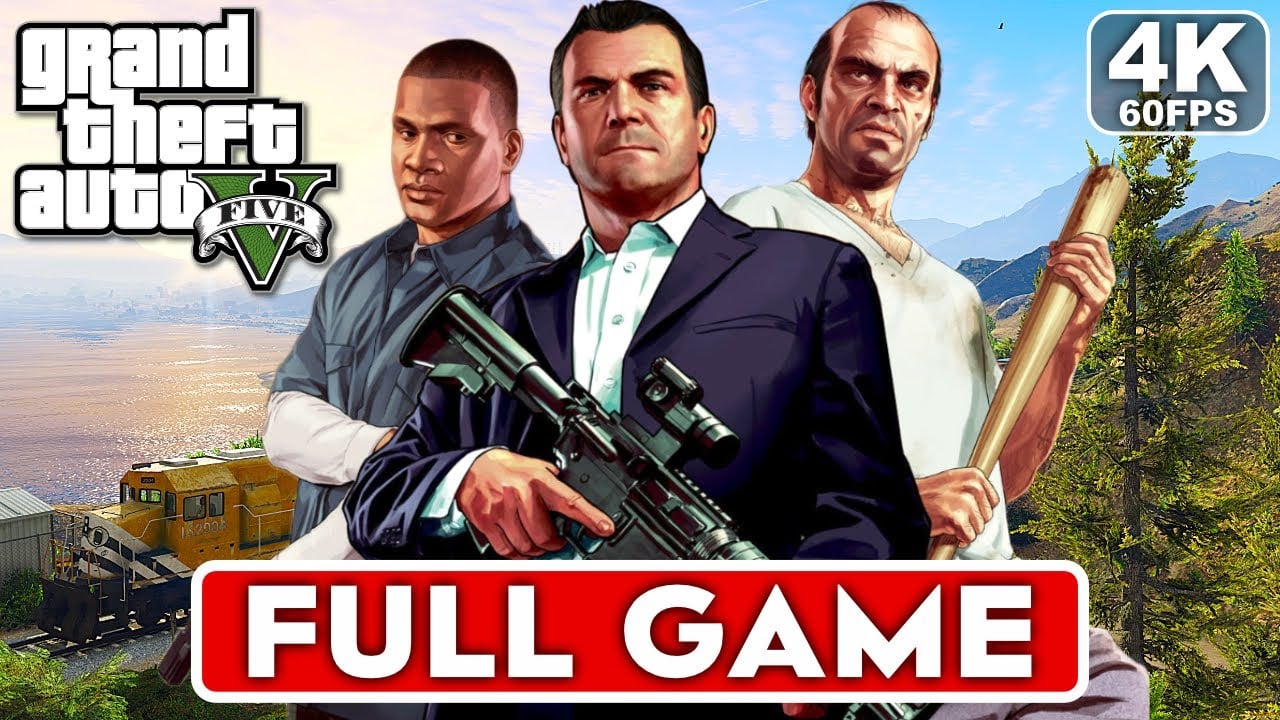 GTA 5 Gameplay Walkthrough FULL GAME [4K 60FPS] - No Commentary