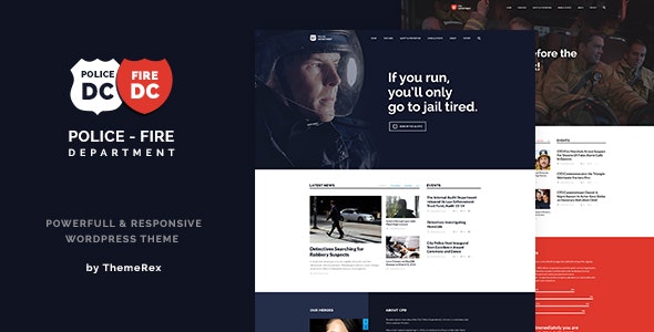Police & Fire Department and Security Business v1.3 - WordPress Theme