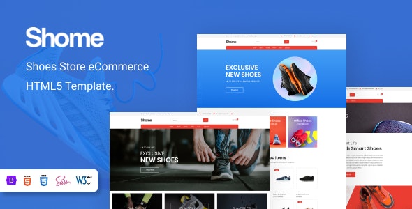 Shome v1.0 - Shoes eCommerce Website Template
