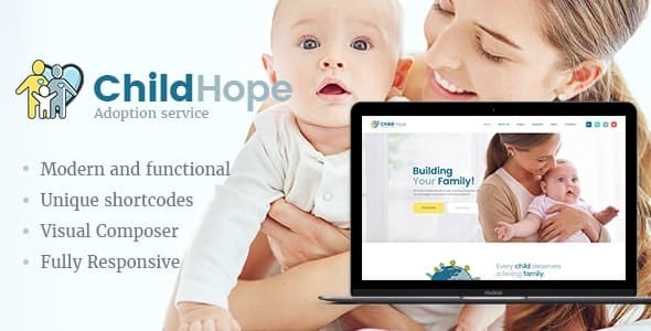 ChildHope v1.1.1 - Child Adoption Service & Charity Nonprofit WordPress Theme