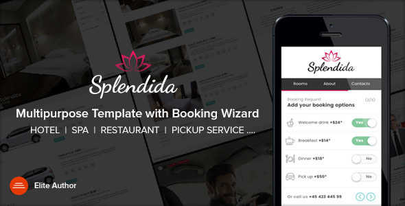 Download SPLENDIDA v1.3 – Multipurpose template with Booking Wizard | Free Nulled Scripts