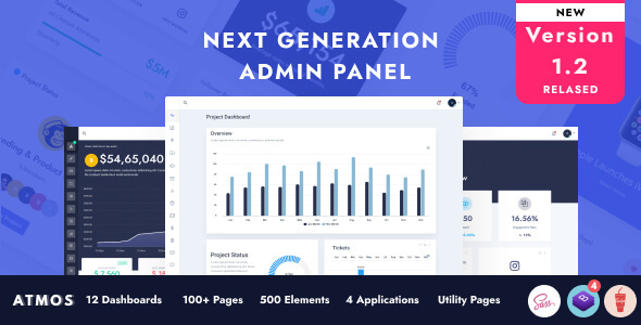 Atmos v1.2 - Next Generation Admin Panel Design