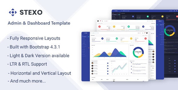 Stexo v1.0 - Admin & Dashboard Template