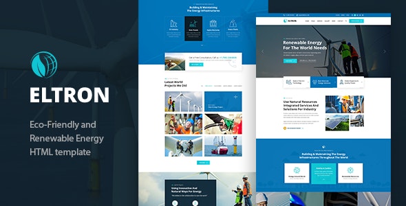 Eltron v1.0 - Alternative Energy HTML Template