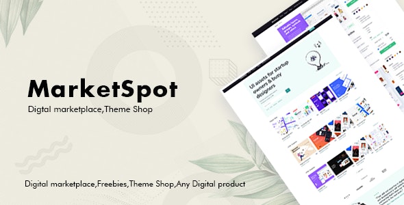 Marketspot v1.1.0 - Digital Marketplace Template for Creative Shops