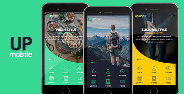 Download UpMobile – HTML Mobile Template | Free Nulled Scripts