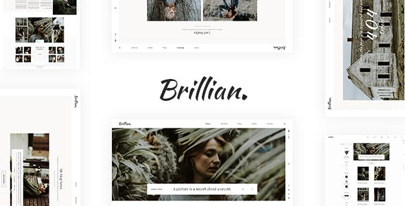 BRILLIAN v1.0 - Photography, Personal, Blog HTML Template