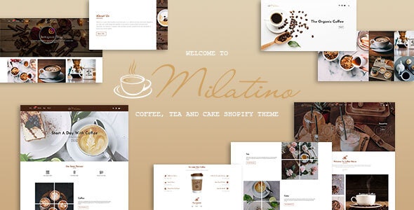 Milatino v1.0.0 - Coffee & Tea and Cake Shopify Theme
