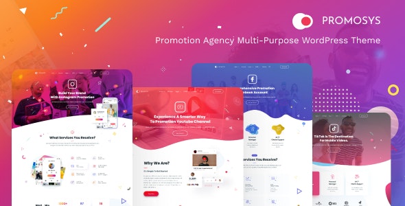 PromoSys v1.0.0 - Promotion Services Multi-Purpose WordPress Theme