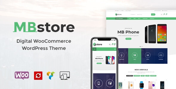 MBStore v1.8 - Digital WooCommerce WordPress Theme