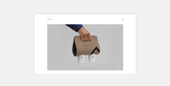 Sandy v1.0 - Minimal Portfolio WordPress Theme