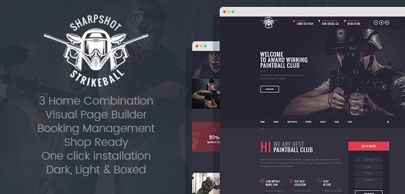 SharpShot v1.0 - Responsive WordPress Theme