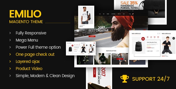 Download Emilio – Responsive Magento 2 Theme | Free Nulled Scripts