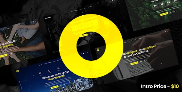 Oleos v1.0 - Creative Coming Soon Website Template