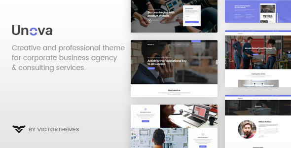 Unova v1.6 - Consulting Business WordPress Theme