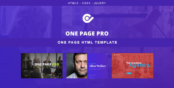 Download One Page Pro – Multi Purpose OnePage HTML Template | Free Nulled Scripts