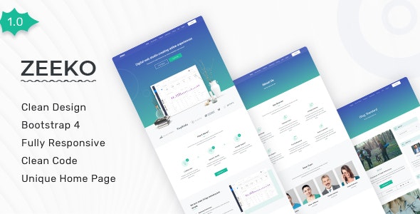 Zeeko v1.0.0 - Landing Page Template