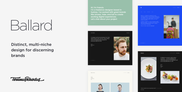 Ballard v1.0.3 - Responsive CV WordPress Theme