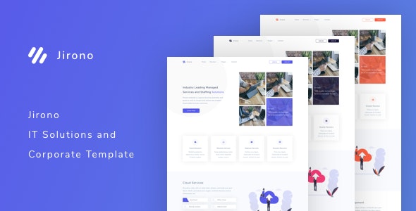 Jirono v1.0 - IT Solutions and Corporate Template