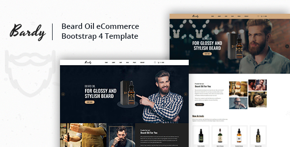 Download Bardy – Beard Oil eCommerce Bootstrap 4 Template | Free Nulled Scripts