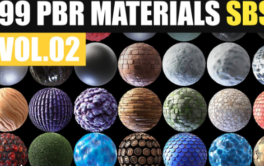 Download ArtStation – 99 PBR Substance Designer Materials Vol.02 Crack