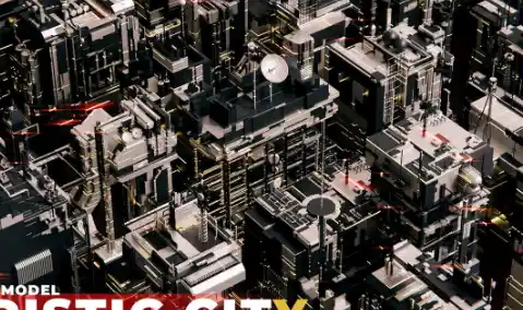 Download Artstation 20 Sci-Fi Building Futuristic City Vol 01 Free