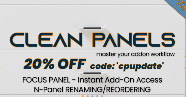 Download Blender 3.4 Clean Panels v3.1.0 Crack