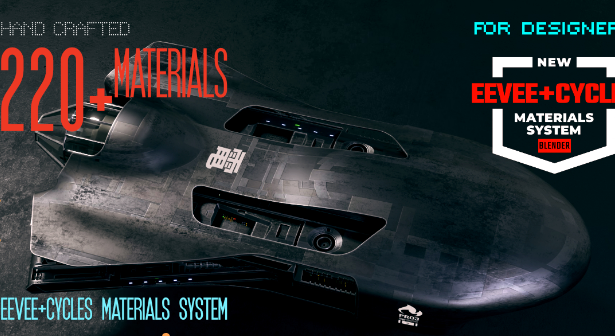 Download Blender 3.4 Eevee + Cycles Materials System v9.2 Crack