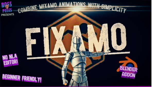 Download Blender 3.0+ Fixamo v1.0 Addon Crack 2023