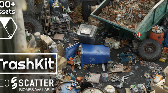 Download Blender 3.5 Trash Kit – 3D Assetkit Custom Update Crack