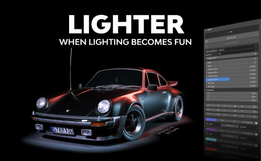Download Blender 3.3 Lighter Addon v1.0.7 Crack