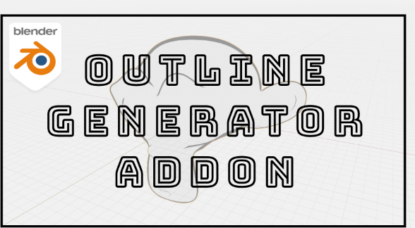 Download Blender 3.4 Outline Generator v1.0.2 2023