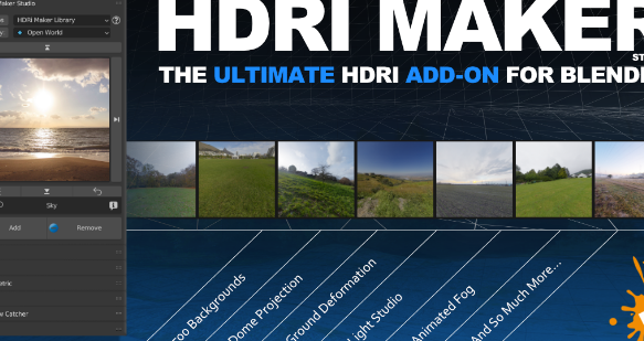 Download Blender 3 & 4 – HDRI Maker Addon v3.0.116 Crack Update