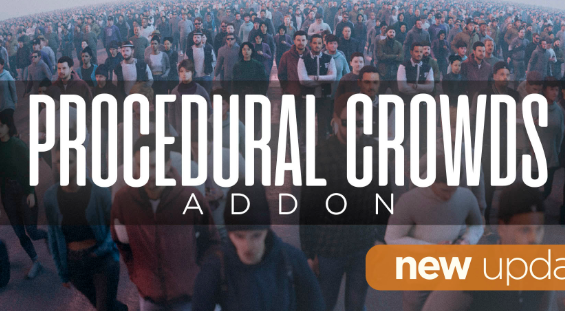 Download Blender 4 – Procedural Crowds v2.1.2 + Assets 2 Crack 2024