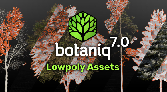 Download Blender 4 – Botaniq Trees v7 FULL 2024 FEB Updated