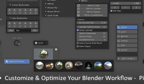 Download Blender addon keKit v3.54 Pro Workflow toolkit Free
