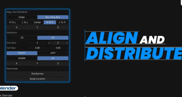 Download Blender Align And Distribute v3.0.3 Crack   2025