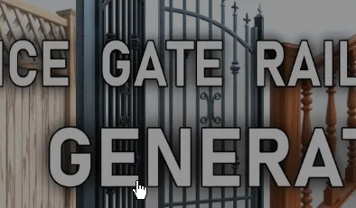 Download Blender – Fence, Gate, Railing & Wall Generator Addon