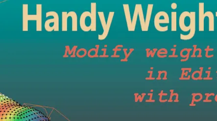 Download Blender Handy Weight Edit 1.4.4 Full Free