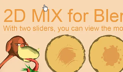 Download Blender addon 2D Mix For Blender Cycles Free