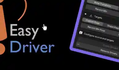 Download Blender addon Easy Driver 1.5.7 Crack 2026